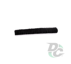 Dustproof adhesive brush for profile Black DC StandardLine