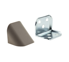 Double metal corner with plastic cap Cappuccino DC NEW, 10 pcs