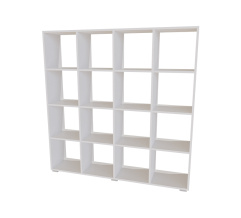 Shelving unit DANA-4 White Alba Nymphea