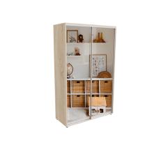 Sliding door wardrobe PRIME 1500х600х2400 Sonoma Oak (2 doors, with mirror)