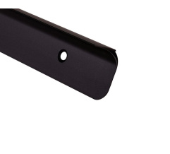 Docking strip angular U-type for table-top 28 Black mm DC
