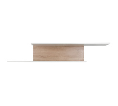 Shelf LINA Sonoma Oak/White Alba Nymphea