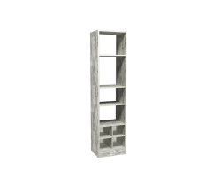 Cabinet bookcase AIDA Country (without front panels)
