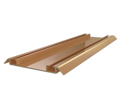 Down rail L-5,1m Gold Gloss DC OptimaLine