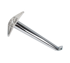 Table leg 775*60 mm G2 chrome with wheel DC StandardLine