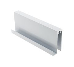 Modena down horizontal profile White Gloss DC ProfiLine