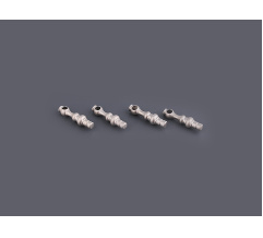 Dead-end rod for decorative bar Nickel Matt