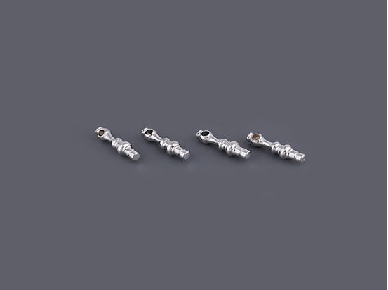 Dead-end rod for decorative bar Chome DC OptimaLine