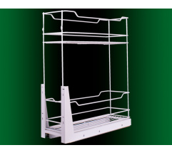 Full extension drawer basket 200/2 White DC