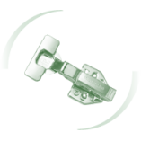 Hinges PremiumLine with 3D mounting plaate Clip on