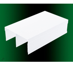 Upper rail L-5,5m White Gloss DC