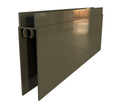 Down horizontal profile L-5,1m Champagne Gloss DC StandardLine