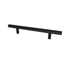 Handle DR 11/096 SS BLK Steel DC EuroLine