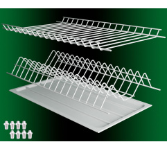 Dish dryer into section 500mm thermoplastic White DC StandardLine