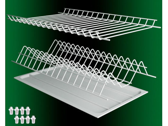 Dish dryer into section 500mm thermoplastic White DC StandardLine