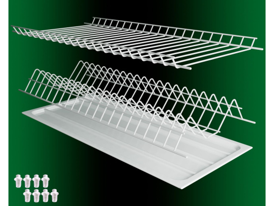 Dish dryer into section 600mm thermoplastic White DC StandardLine