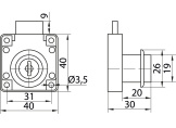 Dead lock KL-138A-22 Chrome DC StandardLine