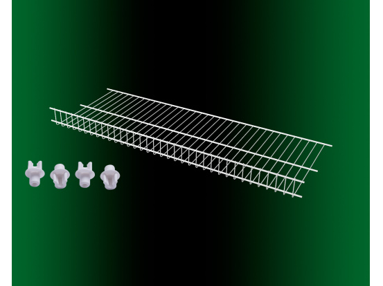 Shoe rack shelf L-900mm White DC