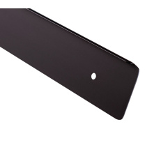 Aluminium profile for worktop R-3 right 38mm Black DC