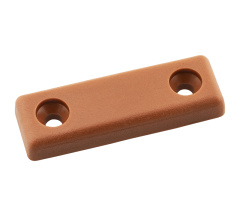 Furniture plastic leg for two srews 5x15x50 mm Calvados DC, 10pcs