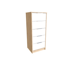 Chest of drawers ERIN-2 Sonoma Oak/White Alba Nymphea