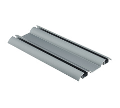 Bavaria/Modena reinforced down rail L-5,5м Smoky Grey DC ProfiLine