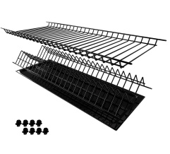 Dish dryer into section 700mm thermoplastic Black DC