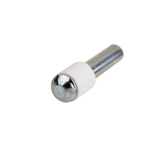 Shelf support metal+plastic 3.5 mm White