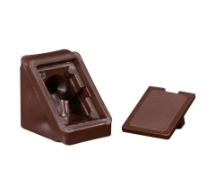 Single mounting corner nut Canada, Wenge DC, 10pcs