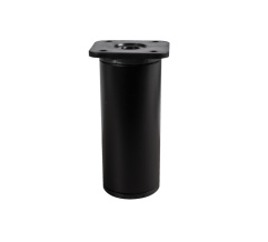 Round sofa leg d=40mm H=100mm Black DC