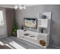 Wall unit universal UNIKA White Alba Nymphea
