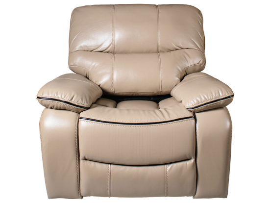 Кресло реклайнер кожаное Коричневое