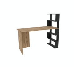 Computer desk ROBERT (right-side) Taho Oak/Black