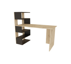 Computer desk ROBERT (left-side) Taho Oak/Black