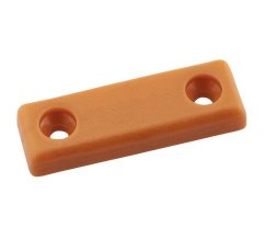 Furniture plastic leg for two srews 5x15x50 mm Cherry DC, 10pcs