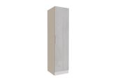 Cabinet without doors for Hinged-door wardrobe BIG 450*550 (shelves) White Alba Nymphea