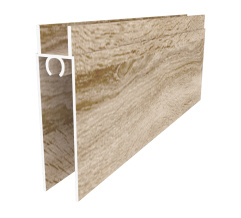 Down horizontal profile L-5,5м Sonoma Oak DC OptimaLine