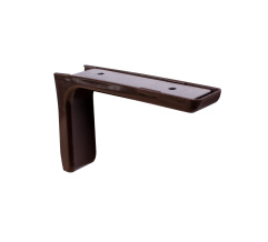 Mounting corner with overlay L-240mm WengeDC