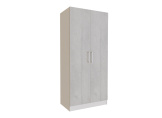 Cabinet without doors for Hinged-door wardrobe BIG 900*550 (hanging rail/drawer) White Alba Nymphea
