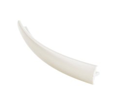 Flexible T-type profile for 16 mm board Smooth White  292 DC