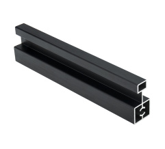 Bavaria connecting profile L-5,5m Brushed Black DC ProfiLine