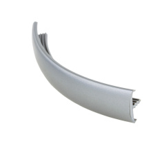 Flexible T-type profile for 16 mm board Matt Chrome (Satin, Aluminium) (structural) 331Y DC