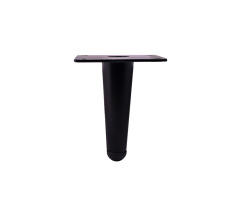 Straight tapered leg h-100mm Black DC
