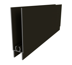 Down horizontal profile L-5.1m Bronze Lux DC OptimaLine