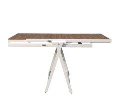 White folding  table mechanism