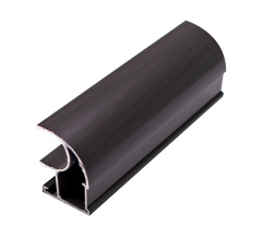 Vertical open profile L-5,1m Black Wood DC