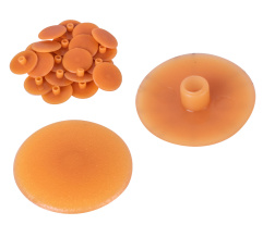 Minifix cam cap Bavaria Beech, 50pcs