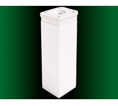 Square sofa leg 40х40mm Н=150mm White DC