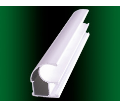 Vertical open profile L-5,1m White Gloss DC