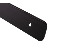 U-shaped black profile for worktop right 28mm DC